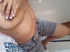 Big tit masturbation, big boobs latina, aerolas