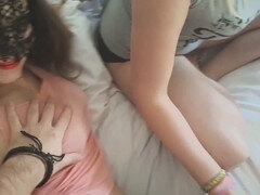 Amateur, Anal, Cul, Cul à la bouche, 2 femmes 1 homme