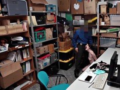 Ivy Aurora swallows the LP Officers fat cock