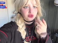 18 ans, Gros cul, Mignonne, Gothique, Fait maison, Chatte, Réalité, Adolescente