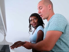 お尻, 黒人, フェラチオ, カワイイ, バック, 黒人, 異人種間, オッパイの