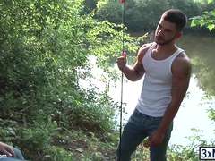 Black, Blowjob, Cumshot, Gay, Hardcore, Outdoor