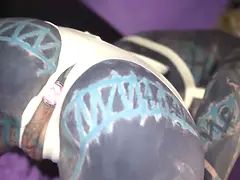 Squirting compilation - anal, sextoys - tattoo woman anuskatzz plays hard