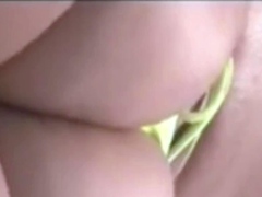 素人, ビーチ, デカ尻, 淫乱熟女, アウトドア, 赤毛, 一人, 義母