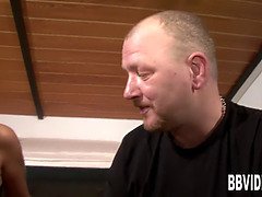 Chesty german milf gets dual banged