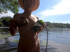 Strand, Milf, Nackt, Öffentlich, Russisch