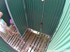 Erstaunlich, Blondine, Tschechisch, Pool, Dusche, Spanner