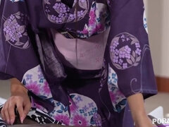 Lia Lin In Geisha Girl Takes Mouthful Of Cum After Bbc Pussy P