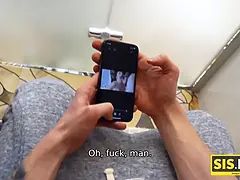 Pareja, Semen en la boca, Polla, Hd, Jeans, Ruso, Hermanas, Tabú