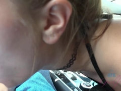 Enthousiasteling, Strand, Pijpbeurt, Lul, Vriendin, Naakt, Gezichtspunt, Tieten likken