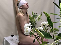 Marie Segolene C. Brault with small hard nipples