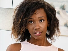 Amateur, Big ass, Doll, Ebony, Masturbation, Short hair, Skinny, Solo