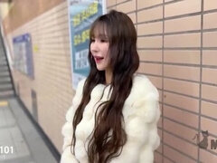 Korean teen with perfect body begs for hard breeding in doggy style - Shiori Minami