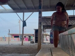 Grosser schwanz, Schwarz, Blasen, Hundestellung, Selbstgemacht, Latina, Milf, Ablutschen