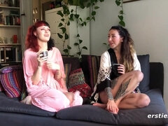 美女, 茶髪の, 食べ物, ドイツ人, レズビアン, ハメ撮り, ティーン, オッパイの