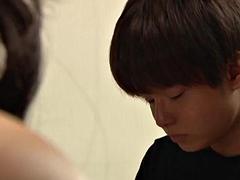 Anything for her son: Blowjob, Japanese  Mature Porn