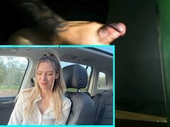 18 ans, Américain, Voiture, Tir de sperme, Masturbation, Tatouage