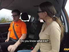 Tussi, Auto, Schwanz, Europäisch, Hd, Realität, Student, Lehrer