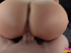 Zwart, Brits, Auto, Sperma in gezicht, Likken, Kut duiken, Rijden, Tieten likken