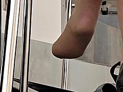 素人, 美女, 足, フェティッシュ, ヒール, ナイロン