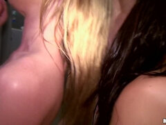 Culo, Chica, Perra, Grupo, Fiesta, Coño, Adolescente, Tetas