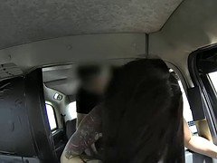 Pretty woman gets her tight asshole rammed by fake driver