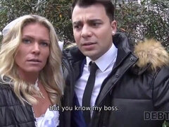 Blondine, Blasen, Gehörnter ehemann, Milf, Geld, Pov, Realität, Strümpfe