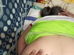 18, お尻, アスtoマウス, 叔母, 黒人, インド人, マスク, 乳首