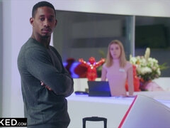 BLACKED BBC-loving Busty Blonde Seduces Handsome Stranger - Interracial