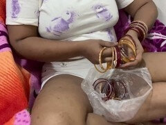 Romantic wife sharing session with a horny Desi wife, behind the scenes adventures