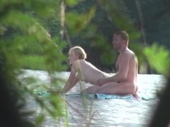 Amateur, Playa, Bailar, Sexo duro, Desnudo, Al aire libre, Espía, Voyeur