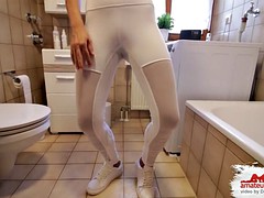 Blonde, Sucer une bite, Éjaculation interne, Tir de sperme, Orgie