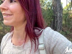 Amateur, Sucer une bite, Couple, Éjaculer dans la bouche, Tir de sperme, Français, Branlette thaïlandaise, De plein air