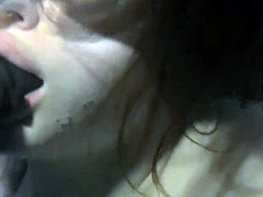 Минет, Брюнетки, Член, Под водой