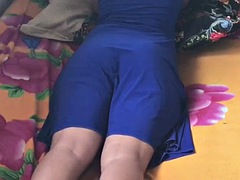 アナル, 舐める尻, ホテル, なめる, オナニー, 淫乱熟女, 義母, ティーン