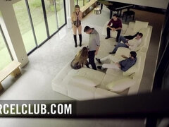 お尻, フェラチオ, 茶髪の, バック, ハードコア, 下着, オージー, 小柄