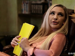 Banging the Businesswoman: Office Footjob and Hardcore with Robby Apples, Kendra Sunderland, Maya Woulfe