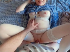 Amateur, Culo, Rubia, Mamada, Sexo duro, Lencería, Pov, Medias largas