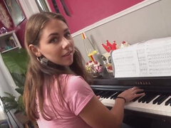 18 jaar, Mooi, Grote lul, Grote mammen, Pijpbeurt, Lul, Gezichtspunt, Tiener