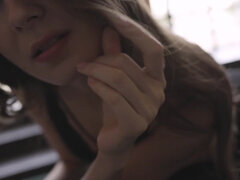 Érotique, Doigter, Petite amie, Masturbation, Maigrichonne, Solo