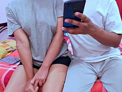 Amateur, Asiatique, Grosse bite, Gros seins, Sucer une bite, Éjaculation interne, Tir de sperme, Nénés