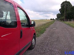 Anal, Voiture, Preservatif, Français, Hd, Mature, De plein air, Petite femme