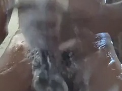 Enthousiasteling, Aziatisch, Bondage discipline sadomasochisme, Grote lul, Spier, Douche, Alleen, Tiener