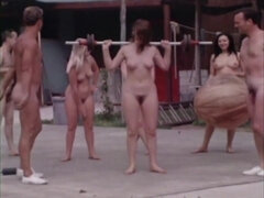 Braunhaarige, Im freien, Öffentlich, Vintage