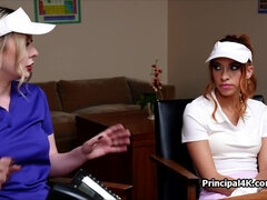 Stealing golf goods leads to trio