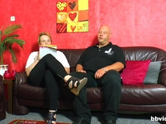 Gorda, Tetas grandes, Pareja, Gorda, Penetracion con dedos, Alemán, Masturbación, Maduro