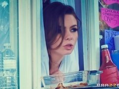 デカチン, フェラチオ, 巨乳な, 食べ物, ハードコア, Hd, ポルノスター, ティーン