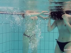 Tussi, Grosser arsch, Grosse titten, Bikini, Lesbisch, Pool, Jungendliche (18+), Titten