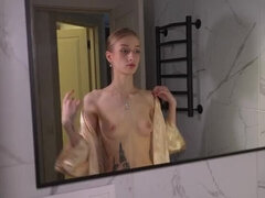 Cuarto de baño, Corridas faciales, Hd, Orgasmo, Coño, Montar, Flaco, Apretado