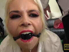 緊縛, 巨乳な, ハードコア, 熟年, ラフ